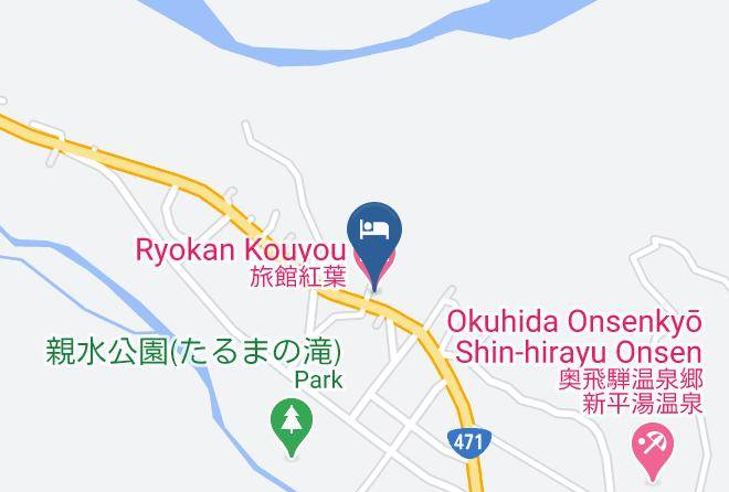 Takayama City - Ryokan Kouyou Maps