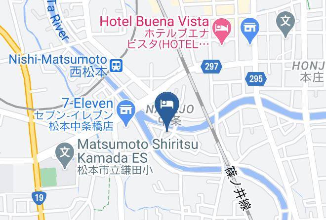 Matsumoto City - Ryokan Matsukaze Maps