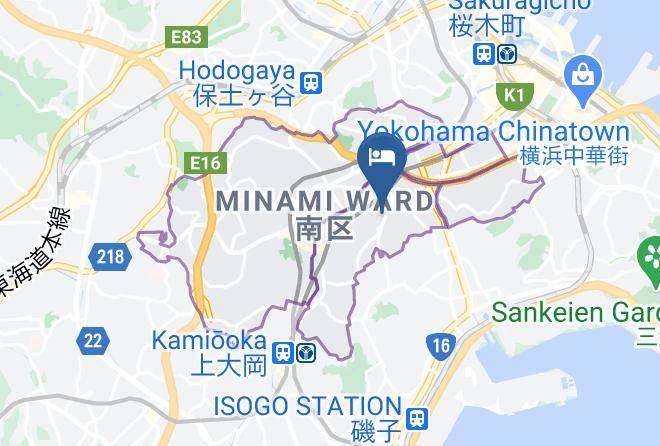 Yokohama City Minami Ward - Ryokan Matsushima Maps