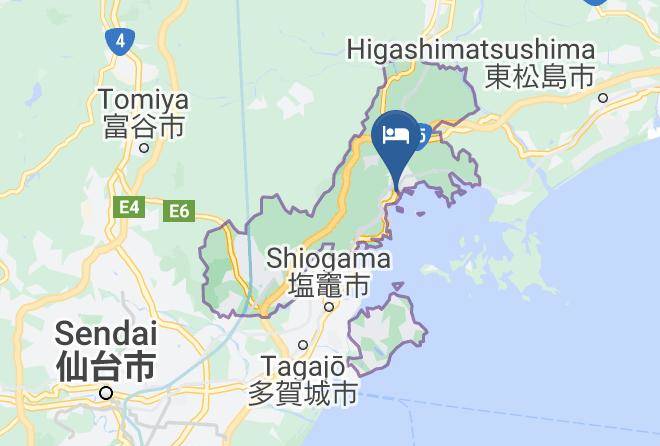 Matsushima Townmiyagi District - Ryokan Mitomisou Shinkan Maps