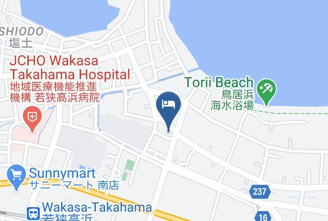 Takahama Townoi District - Ryokan Nakagawa Maps