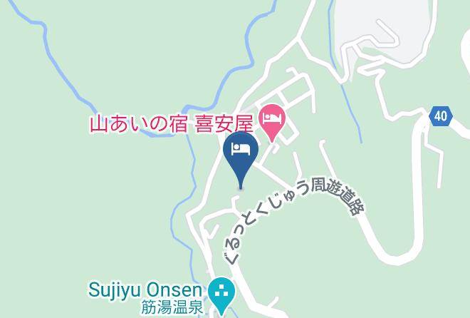 Kokonoe Townkusu District - Ryokan Nanakamado Maps