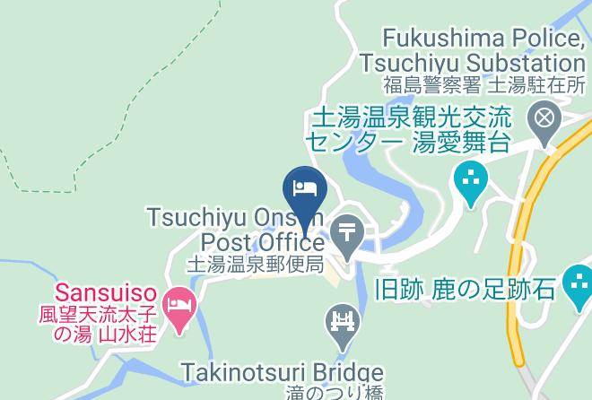 Fukushima City - Ryokan New Ogiya Maps