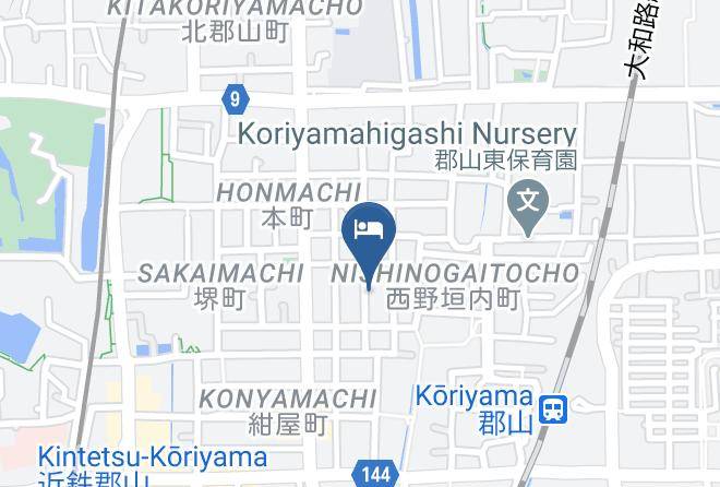Yamatokoriyama City - Ryokan Ogawa Maps