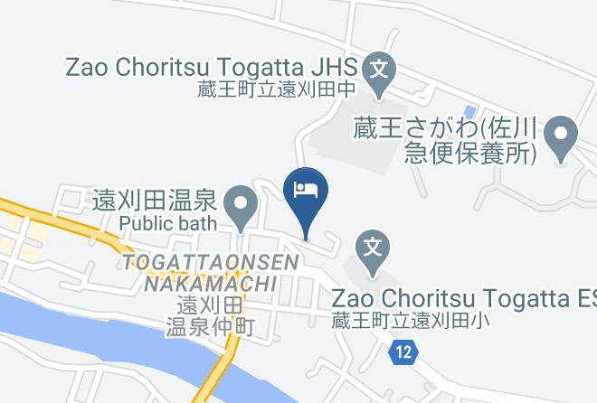 Zao Townkatta District - Ryokan Sanjiro Maps