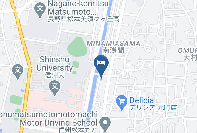 Matsumoto City - Ryokan Seifuso Maps