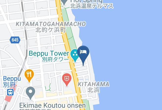 Beppu City - Ryokan Sekiya Maps