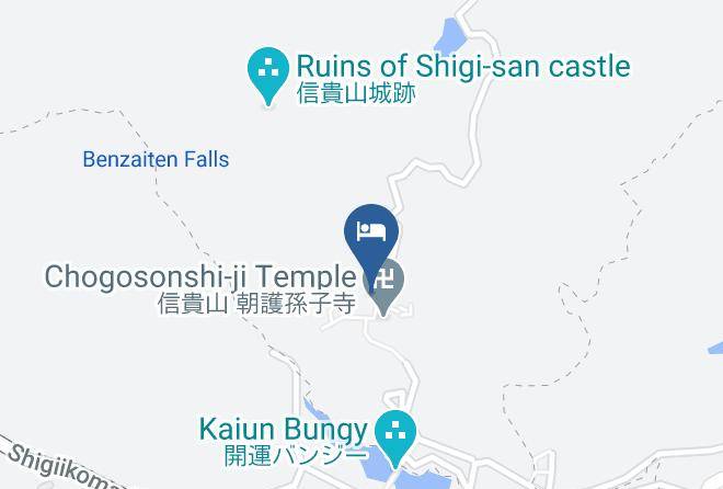 Heguri Townikoma District - Ryokan Senju In Maps