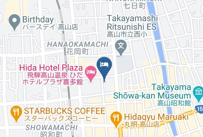 Takayama City - Ryokan Takayama Maps