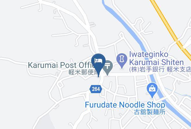 Karumai Townkunohe District - Ryokan Takimuraya Maps