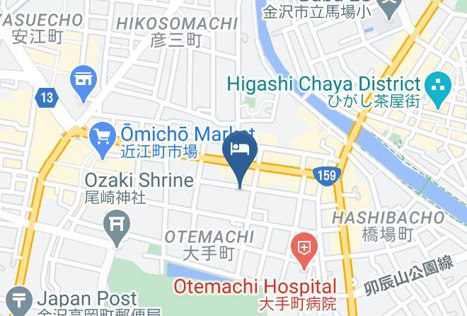 Kanazawa City - Ryokan Yamamuro Maps