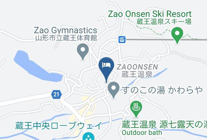 Yamagata City - Ryokan Yoshidaya Maps