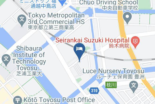 Koto Ward - Ryokan Yuyu Tokyo Maps