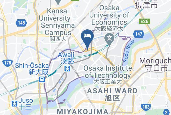 Osaka City Higashiyodogawa Ward - Ryokoheya Maps
