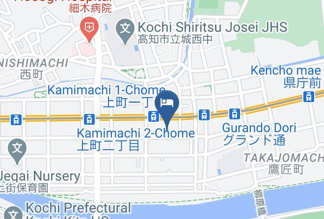 Kochi City - Ryoma's Inn Nansui Maps