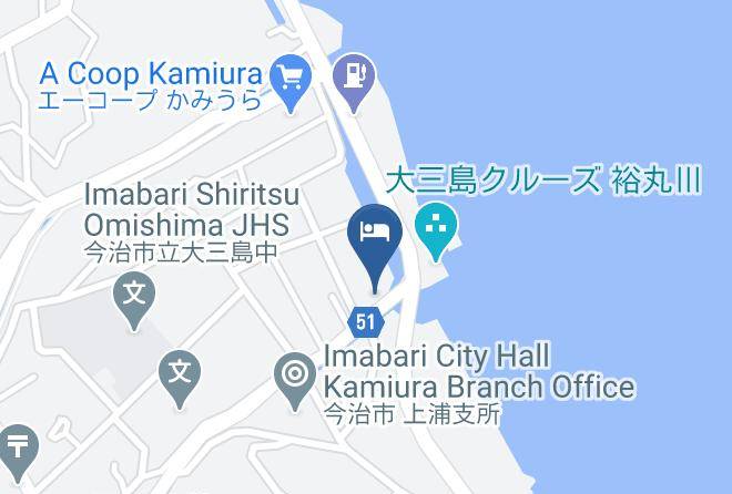 Imabari City - Ryori Ryokan Fujimi Park Maps