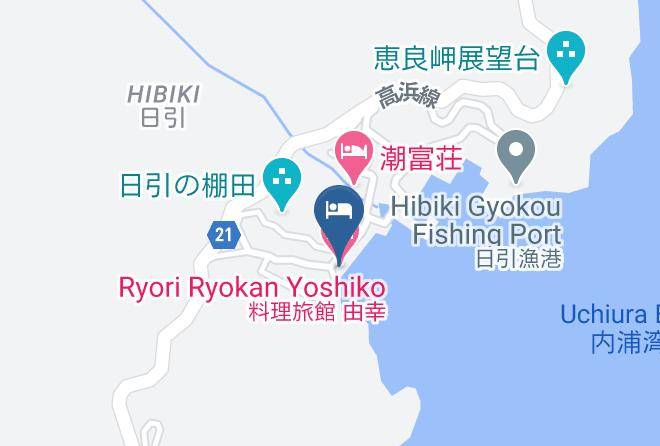 Takahama Townoi District - Ryori Ryokan Yoshiko Maps