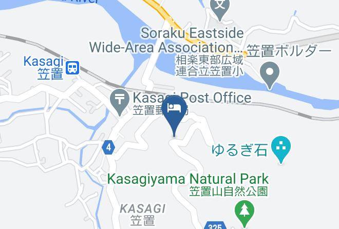 Kasagi Townsoraku District - Ryori Ryokan Yoshiya Maps