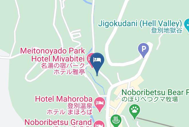 Noboribetsu City - Ryotei Hanayura Maps
