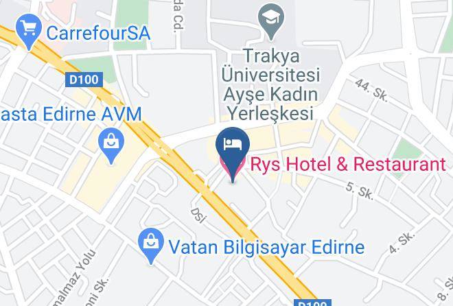 Edirne 1 Murat - Rys Hotel & Restaurant Maps