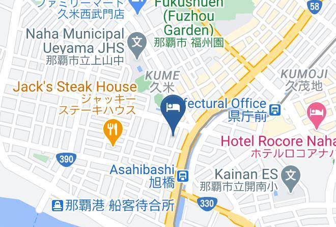 Naha City - Ryukyu Sun Royal Hotel Maps