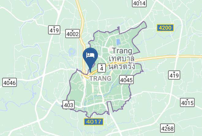 Amphoe Mueang Trang - S2s Queen Trang Hotel Maps