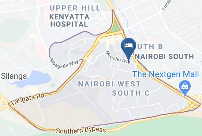 Nairobi - Saab Royale Hotel Maps