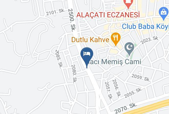 Cesme - Saadaki Tas Otel Maps