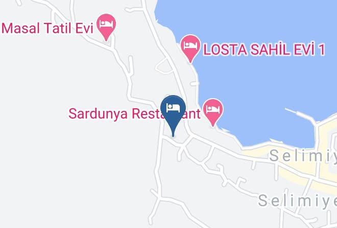 Mugla - Ruya Butik Otel Selimiye Maps