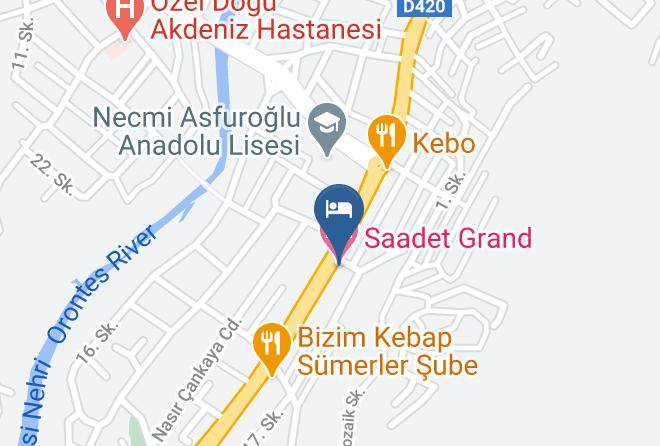 Defne - Saadet Grand Hotel Maps