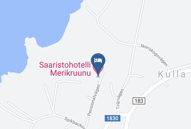 Kimitoon - Saaristohotelli Merikruunu Maps
