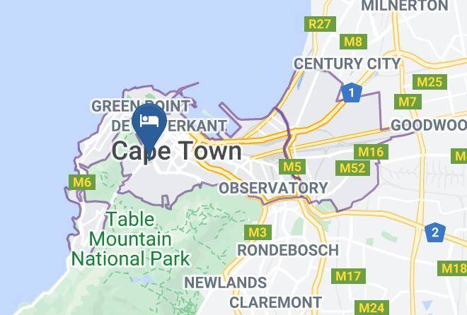 Saasveld Lodge Carta Geografica - Western Cape - City Of Cape Town