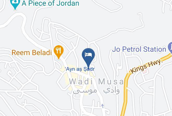 Petra - Saba'a Hotel Maps