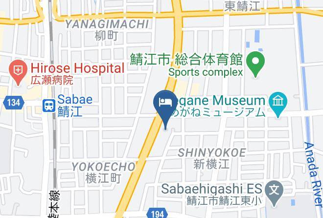 Sabae City - Sabae Dai Ichi Hotel Maps