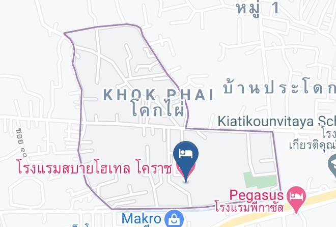 Amphoe Mueang Nakhon Ratchasima - Sabai Hotel Korat Maps
