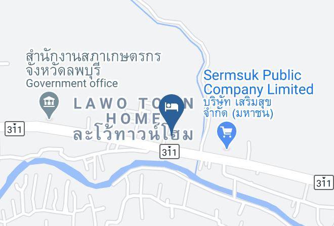 Amphoe Tha Wung - Sabai Hotel Maps