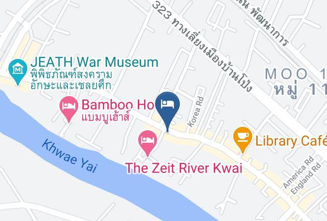 Amphoe Mueang Kanchanaburi - Sabai Kan Resort Maps