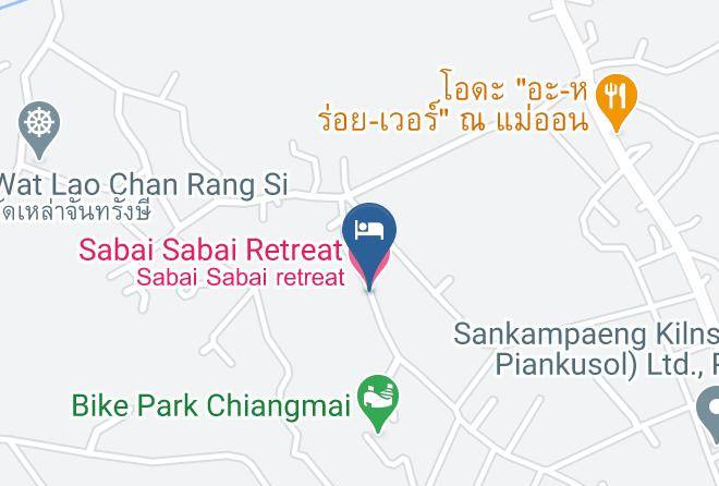 Amphoe San Kamphaeng - Sabai Sabai Retreat Maps