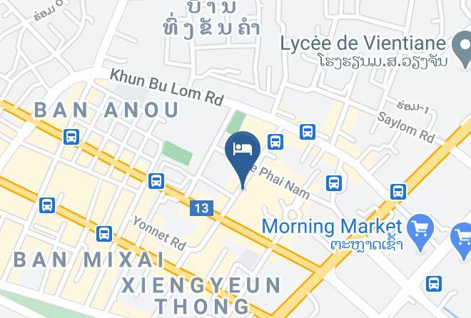 Vientiane - Sabaidee Lao Hotel Maps