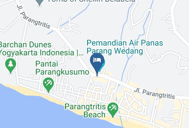 Bantul Regency - Sabar Menanti 2 Lodging Maps