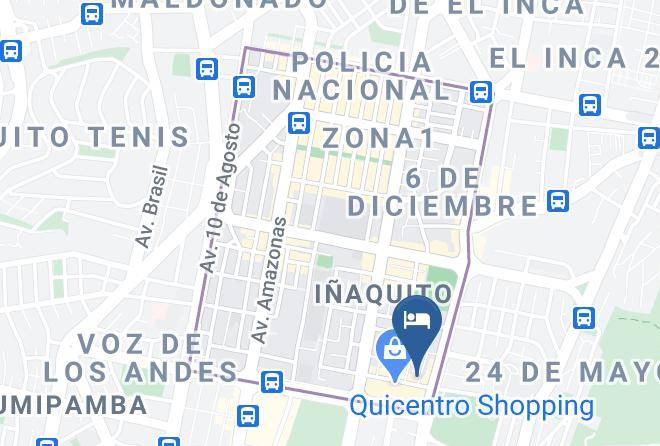 Distrito Metropolitano De Quito - Sabet Hotel Maps
