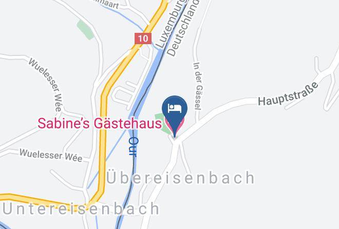 Bitburg Prum - Sabines Gastehaus Maps