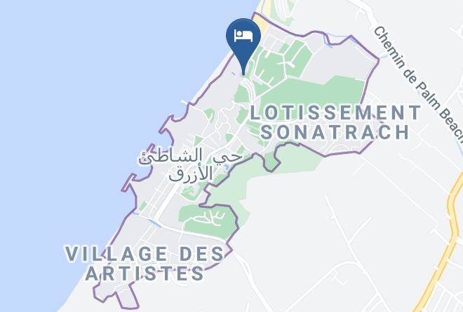 Algeria - Hotel Sable D'or Maps