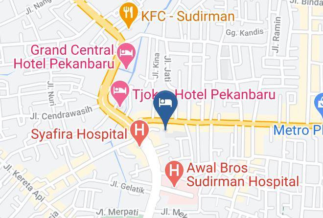 Pekanbaru - Sabrina 45 Hotel Pekanbaru Maps