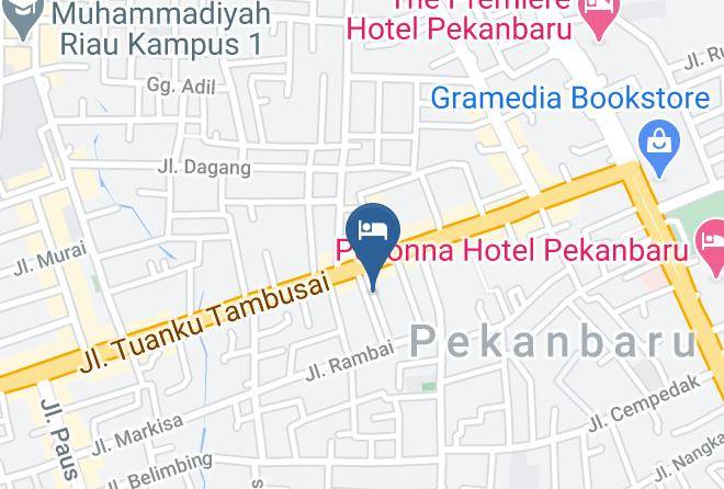 Sabrina City Hotel Map