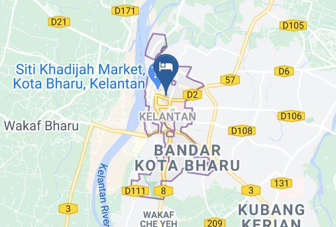 Kota Bharu - Sabrina Court Hotel Maps
