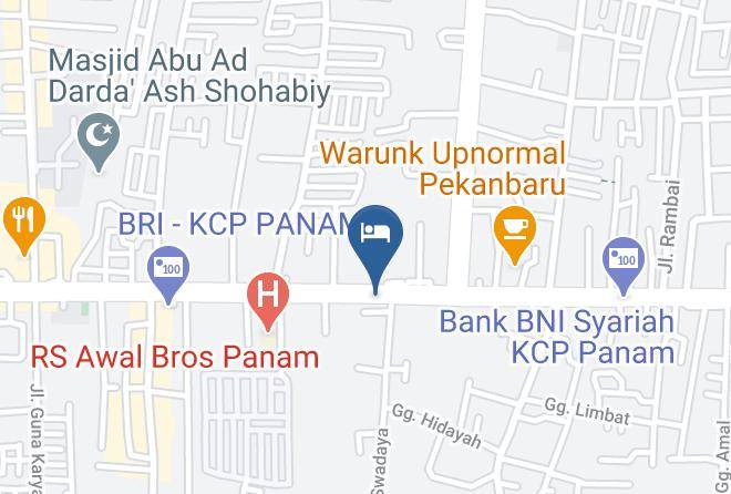 Pekanbaru - Sabrina Panam Hotel Maps