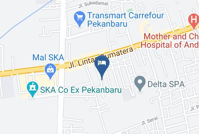 Pekanbaru - Sabrina Paninsula Hotel Maps