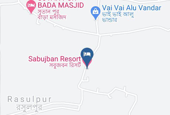 Bolpur Sriniketan - Sabujban Resort Maps