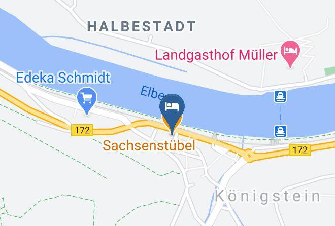 Sachsische Schweiz Osterzgebirge - Sachsenstubel Maps